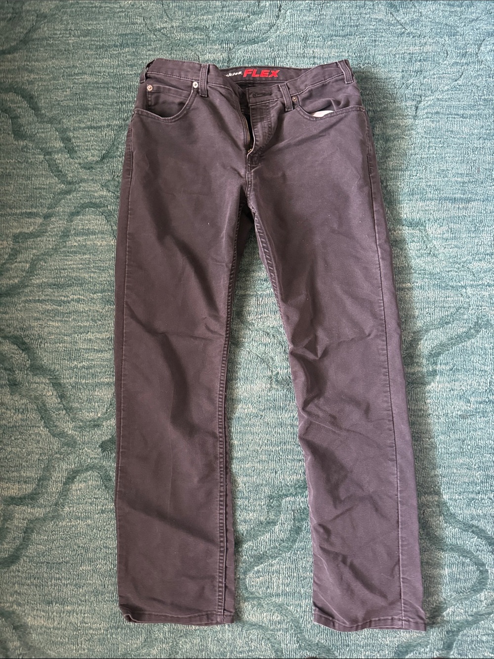 Dickies mens Straight Leg Jeans in Dark Brown